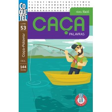 Livro Coquetel Caça Palavras Nível Fácil Ed 53