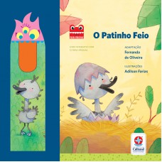 Papa-Páginas - O Patinho Feio - Livro interativo com 12 marcadores de página que completam a história
