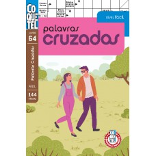 Livro Coquetel Palavras Cruzadas Nível Fácil Ed 64