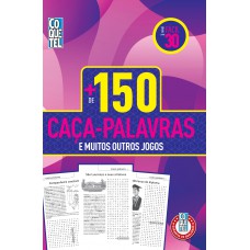 Livro Coquetel Mais de 150 Caça-Palavras Nível Fácil Ed 30