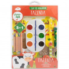 Livro-kit ler & colorir: Fazenda