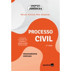 Processo Civil - Procedimentos Especiais - Coleção Sinopses Jurídicas - 17ª Edição 2024