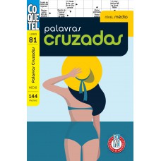 Livro Coquetel Palavras Cruzadas Médio Ed 81