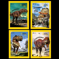 Ler e Colorir Dinossauros – National Geographic Kids– 4 Capas