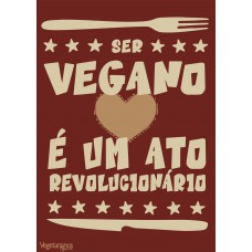 Posterzine Vegetarianos – Visual Ativismo (Versão lisa, sem dobras, enviada em tubo protetor)