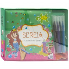 Colorindo no Banho: Sereia