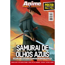 Superpôster Anime Invaders - Samurai de Olhos Azuis