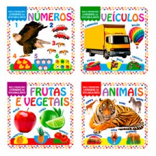 Coleção Meu Primeiro Livrinho de Vocabulário - Kit com 4 Livrinhos