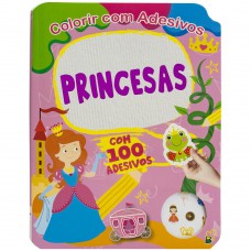 Colorir com Adesivos: Princesas