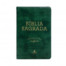 Bíblia Sagrada courosoft verde, Leitura Perfeita: Almeida Corrigida Fiel