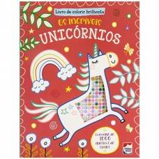 Livro de Colorir Brilhante: Os Incríveis Unicórnios