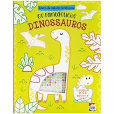 Livro de Colorir Brilhante: Dinossauros