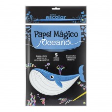 Linha Escolar Papel Mágico: Oceano