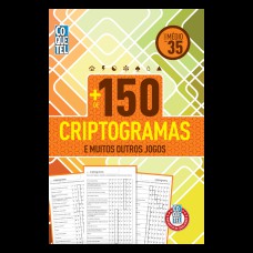 Livro Coquetel Mais de 150 Criptogramas Nível Médio Ed 35