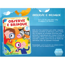 Coleção brinque - observe e brinque