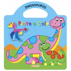 Pinte e Cole - Dinossauros