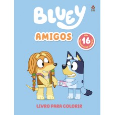 Bluey - Livro para colorir - Amigos