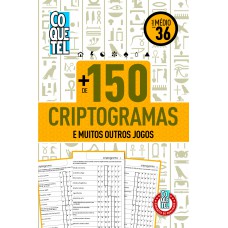 Livro Coquetel Mais de 150 Criptogramas Nível Médio Ed 36