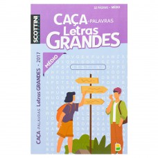 Scottini Caça-palavras Letras Grandes (32p) N.2017 (Médio)