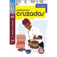 Livro Coquetel Palavras-Cruzadas Médio 85