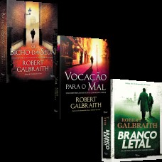 Combo com três livros da série Cormoran Strike.