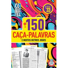 Livro Coquetel + 150 Caça-Palavras Fácil 33