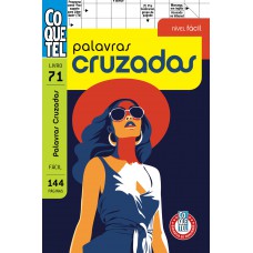 Livro Coquetel Palavras-Cruzads Fácil 71
