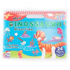 Meu grande livro de rabiscar e pintar: Dino
