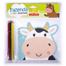 Pop cores divertidas com lápis - Fazenda