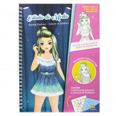 Estrela Fashion - Colorir & Estêncil: Estúdio de Moda