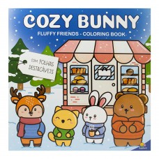 Fluffy Friends - Coloring Book: Cozy Bunny