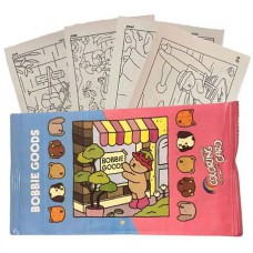 BOBBIE GOODS COLORING CARDS COM 4 CARTÕES