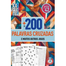 Livro Coquetel + 200 palavras-cruzadas 42