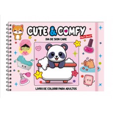 Cute & Comfy Super Special Edição 12 - Livro de Colorir Adulto - Dia de Skin Care - Capa Holográfica Cute & Comfy Super Special Edição 12 - Livro de Colorir Adulto - Dia de Skin Care - Capa Holográfica