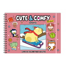 Cute & Comfy Super Special Edição 15 - Livro de Colorir Adulto - Esportes ao Ar Livre - Capa Holográfica Cute & Comfy Super Special Edição 15 - Livro de Colorir Adulto - Esportes ao Ar Livre - Capa Holográfica