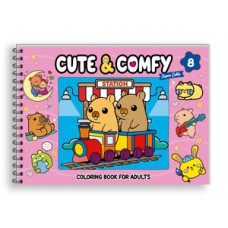 Cute & Comfy Super Extra Edição 08 - Livro de Colorir Adulto - Capa Dura Holográfica Cute & Comfy Super Extra Edição 08 - Livro de Colorir Adulto - Capa Dura Holográfica