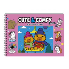 Cute & Comfy Série BIG - Bichinhos e Coisas Fofas: Livro de Colorir Adulto - Capa Dura Holográfica Cute & Comfy Série BIG - Bichinhos e Coisas Fofas: Livro de Colorir Adulto - Capa Dura Holográfica