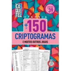 Livro Coquetel Mais de 150 Criptogramas 39