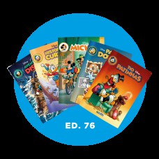 Kit Gibis Disney Edição 76 - Julho/2025 - com 5 revistas
