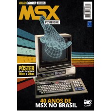 40 Anos de MSX no Brasil - Arte A - Superpôster OLD!Gamer