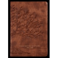 Bíblia Bilíngue NVI/NIV, Português/Inglês, Couro-soft, Caramelo, Leitura Perfeita