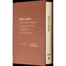 Bíblia Lectio, Nova Versão Internacional (NVI23), tecido sobre capa dura