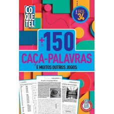 Livro Coquetel + 150 Caça-Palavras Fácil 34