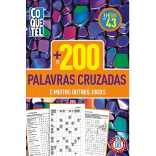 Livro Coquetel + 200 palavras-cruzadas 43