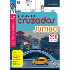 Livro Coquetel Palavras-Cruzadas Jumbo Ed. 17