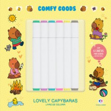 Lovely Capybaras - para colorir
