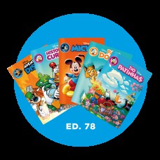 Kit Gibis Disney Edição 78 - Setembro/2025 - com 5 revistas