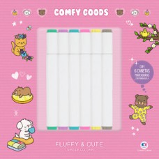 Fluffy and Cute - para colorir