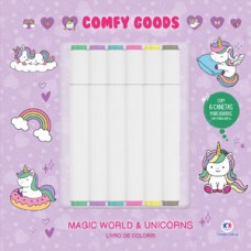 Magic World and Unicorns - Com 6 canetinhas Magic World and Unicorns - Com 6 canetinhas