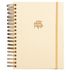 Meu plano perfeito, planner sem data, capa creme | Planner 2026